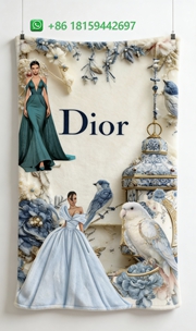Dior Throw Blankets